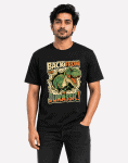 Back From The Jurassic Graphic T-Shirt for Men – Black
