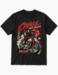 chase-your-dreams-biker-cat-graphic-t-shirt-front