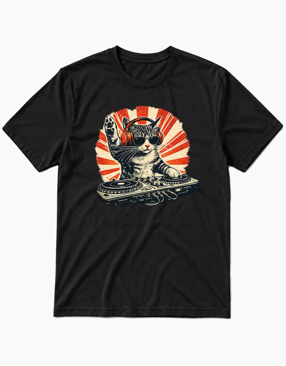 dj-cat-graphic-t-shirt-model