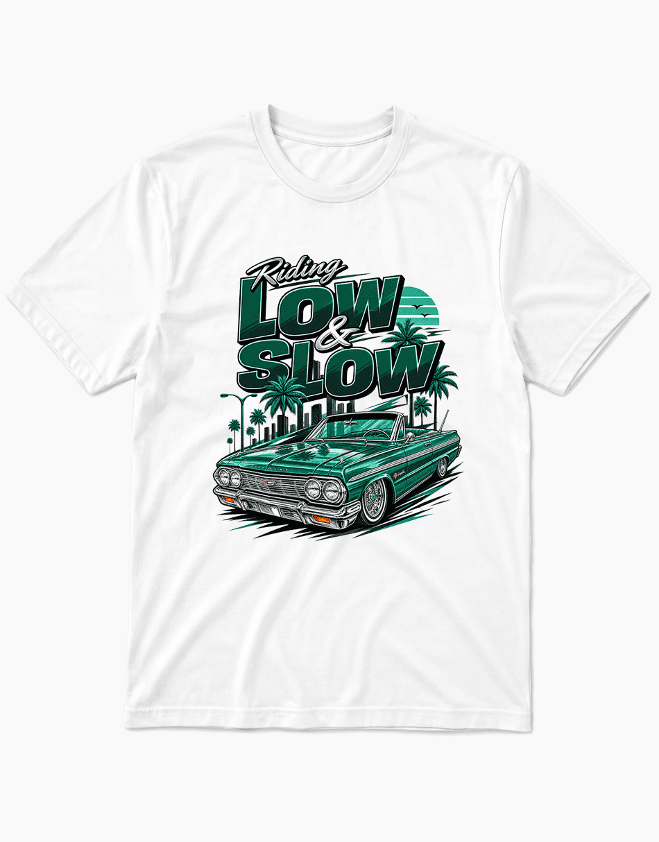 riding-low-slow-classic-car-tshirt-gallery