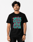 Work Hard Stay Humble Typography Graphic T-Shirt